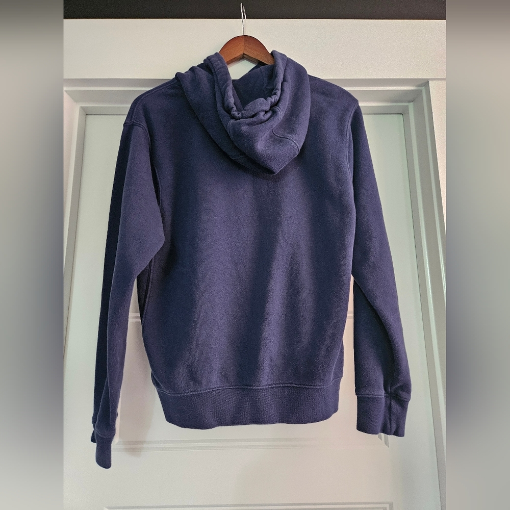 Nike Womens Hooded Sweatshirt Navy S - Picture 3 of 6